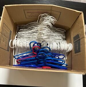 Box of Kids Hangers